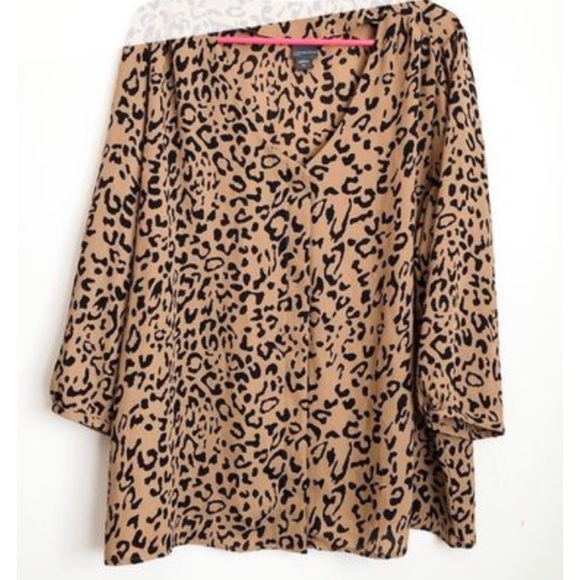 Covington Tops - Covington Leopard Button Up